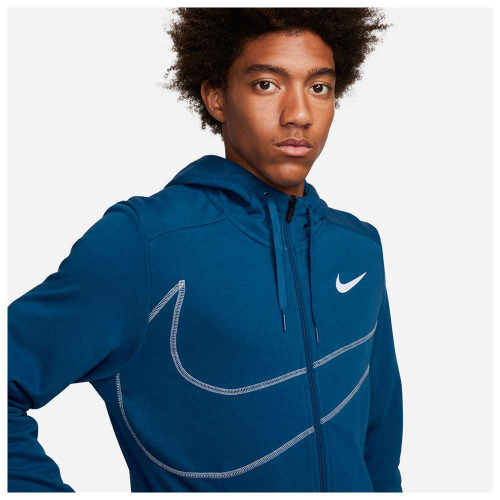 Nike Ανδρική ζακέτα Dri-FIT Fleece Full-Zip Fitness Hoodie